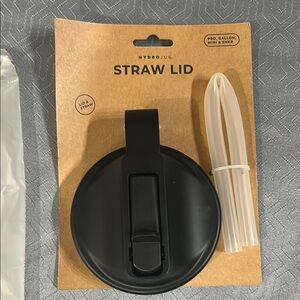 HydroJug Black Straw Lid